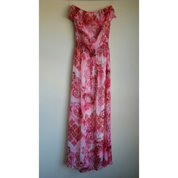 Floral Halter Maxi Dress - Picture 1 of 2
